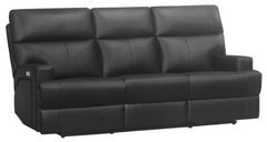 Mazin Furniture Sethos Black Power Reclining Sofa