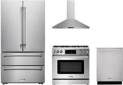Thor Kitchen® 4 Piece Stainless Steel Kitchen Package