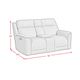 Elements International Mustang Anthrocite Power Reclining Console Loveseat with Power Headrest and Lumbar-3