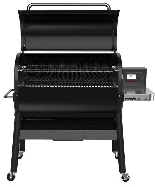 Weber® Smokefire® II EX 6 55” Black Freestanding Wood Pellet Grill-3