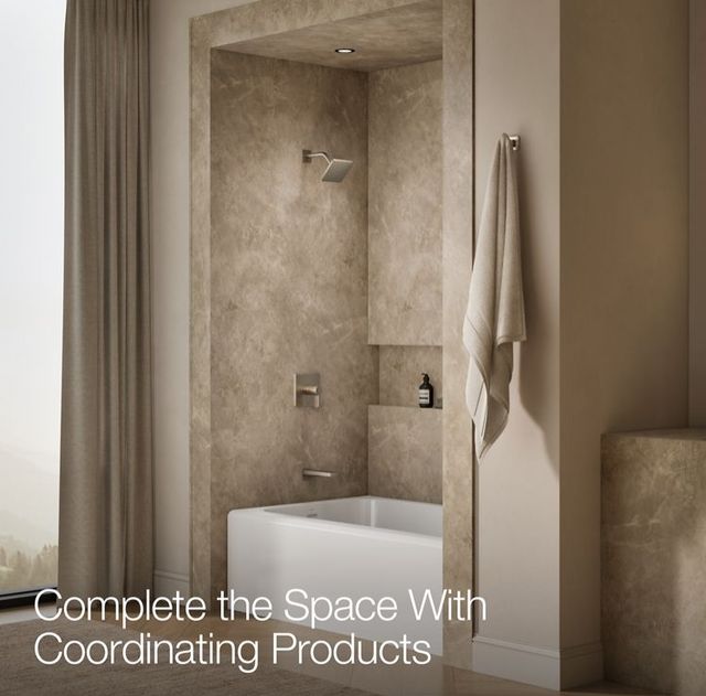 KOHLER® Parallel® Rite-Temp® Vibrant Brushed Bronze 1.75 GPM Bath and Shower Trim Kit-4