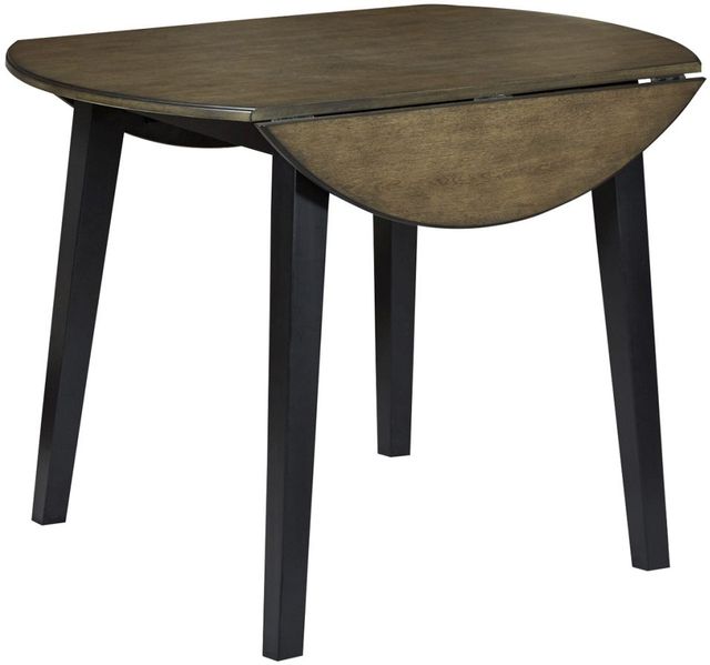 Signature Design by Ashley® Froshburg Grayish Brown/Black Dining Table-1