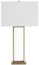 Uttermost® Stambaugh Antique Brass Crystal Table Lamp-0