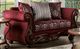 Furniture of America® Sassari Burgandy Loveseat-0