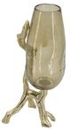 A & B Home Gold Flower Vase-4