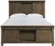 Elements International Scott Dark Queen Platform Storage Bed-1