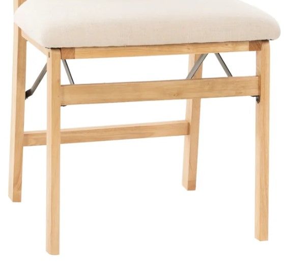 Powell® Beaux Beige/Natural Folding Chair-2