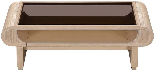 Michael Amini® West Kensington Sea Salt Caramel Cocktail Table-3