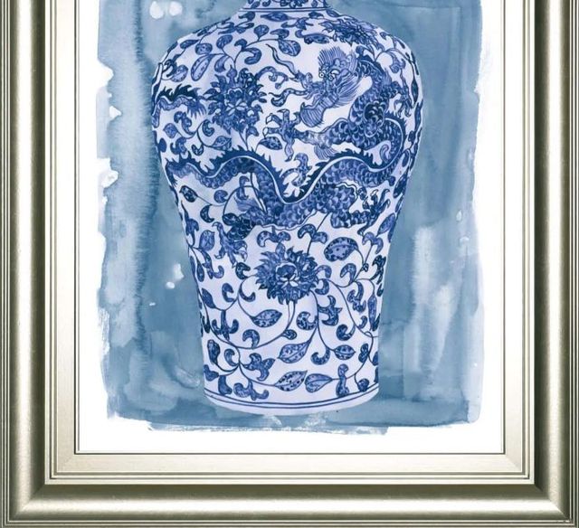 Classy Art Ming Vase I by Melissa Wang Wall Art-1