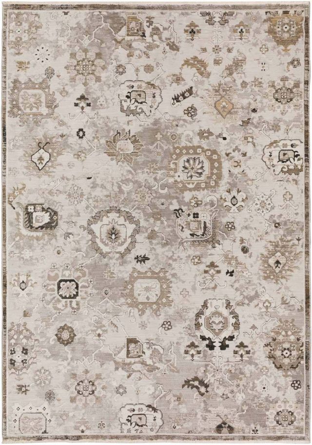 Dalyn™ Rug Company Antalya Silver 5'x8' Style 1 Area Rug-0