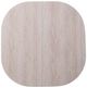 Signature Design by Ashley® Angel Island Beige Aluminum/Wicker Outdoor End Table with Brown Base-2