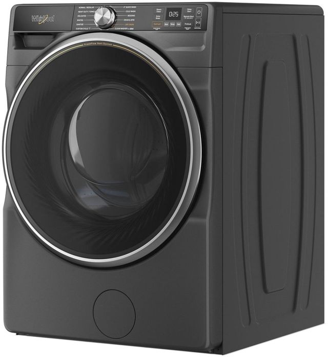 Whirlpool® 5 Cu. Ft. Volcano Black Front Load Washer -2