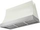 AGA Marquee 48" White Wall Mounted Range Hood with Brushed Nickel Trim-0
