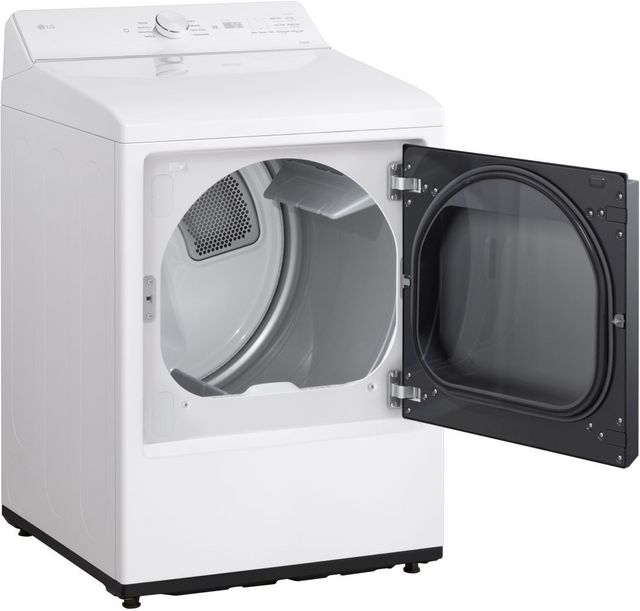 LG 7.3 Cu. Ft. Alpine White Front Load Gas Dryer -4