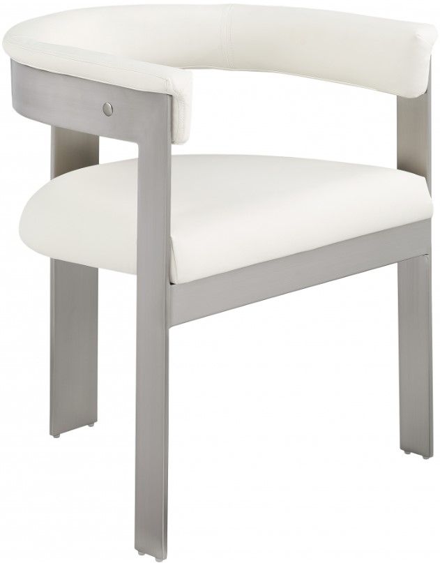 Meridian Furniture Romeo Cream Dining Chair-0