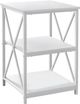 Monarch Specialties Inc. White 26"H Three Tier Accent Table-0
