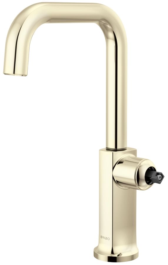 Brizo  Kintsu® Lumicoat® Polished Nickel Bar Faucet with Square Spout-0