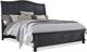 aspenhome® Oxford Rubbed Black Queen Sleigh Storage Bed-0
