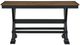 Signature Design by Ashley® Wildenauer Black/Brown Large Counter Dining Bench-1