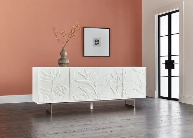 Hooker® Furniture Melange Passerine White Credenza-1