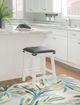 Powell® Milligan Gray/White Counter Stool-1