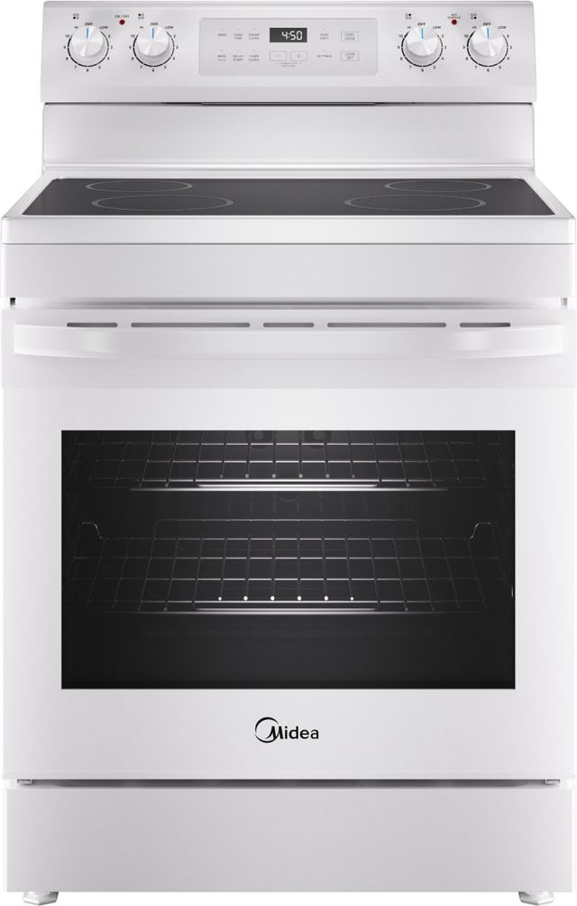 Midea® 30" White Freestanding Electric Range-0