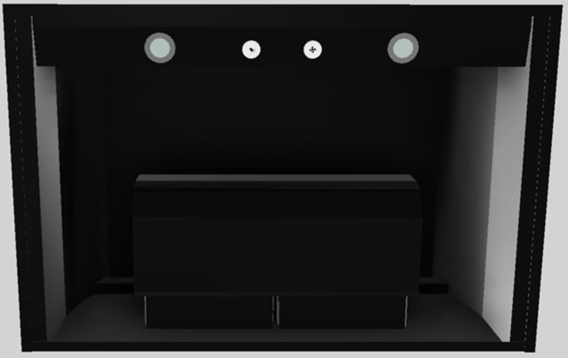 Vent-A-Hood® Designer Series 36" Black Wall Mounted Range Hood-3