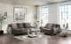 Furniture of America® Sarnen Dark Gray Loveseat-1
