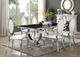 Coaster® Anchorage 2-Piece Creamy White/Chrome Side Chairs-4