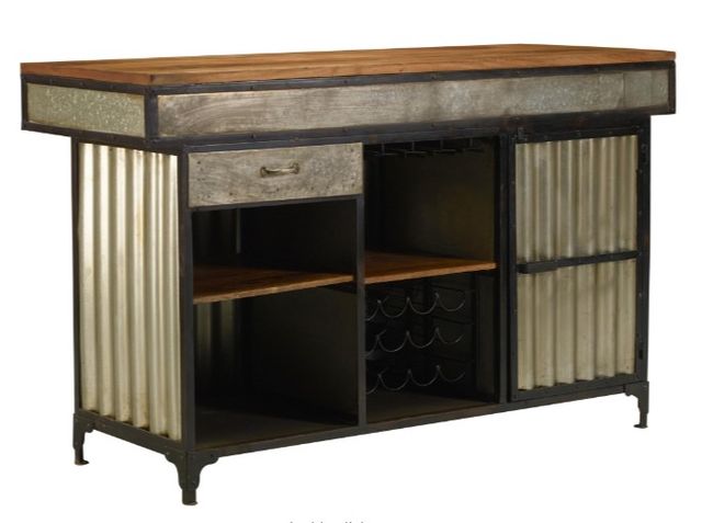 Jaipur Furniture Roadhouse Brown Bar Table-0