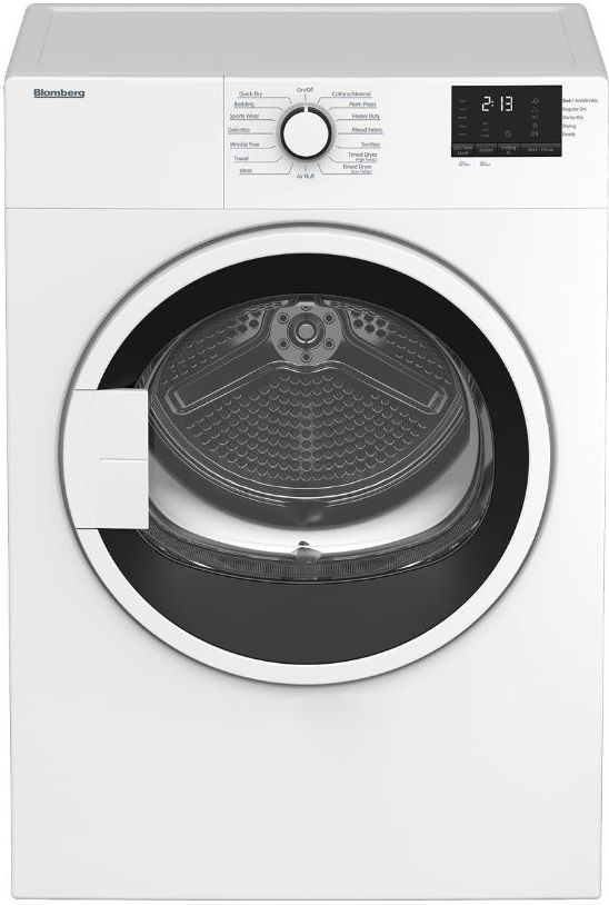 Blomberg® 3.7 Cu. Ft. White Compact Electric Dryer-2
