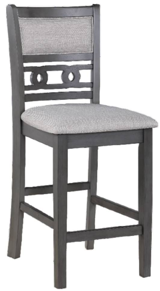 New Classic® Home Furnishings Gia 3-Piece Gray Counter Dining Set-3