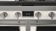 Fulgor Milano® Evoque 400 Series 60" Matte White Pro Style Dual Fuel Hybrid Range with Stainless Steel Trim -5