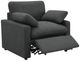 Coaster® Collins Dark Gray Upholstered Power Recliner Chair-1