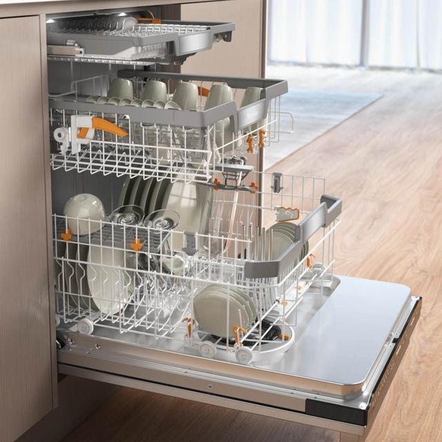 Miele 24" Clean Touch Steel Top Control Built-In Dishwasher -2