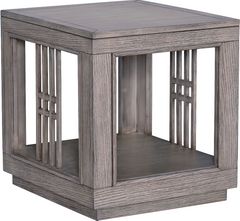 Legends Home Fusion Gray End Table