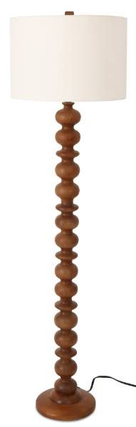 Moe's Home Collection Gwen Honey Brown Floor Lamp
