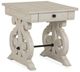 Magnussen Home® Bronwyn Alabaster End Table-0