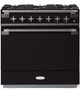 AGA™ Elise 36" Matte Black Pro Style Dual Fuel Range-0