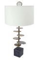A & B Home White Agate Table Lamp-0
