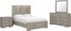 Elements International Kelis 4-Piece Gray Queen Panel Bedroom Set-0