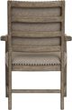 Magnussen Home® Claremont Smokey Taupe Dining Arm Chair with Upholstered Seat and Back-3
