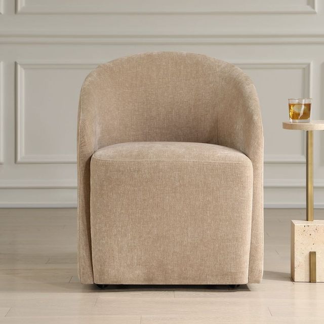 Uttermost® Harbor Flax Dining Arm Chair-1