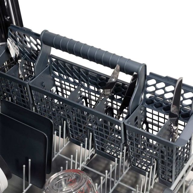 Zline Monument Series 24" White Matte Third Rack Top Touch Control Built-In Dishwasher-3
