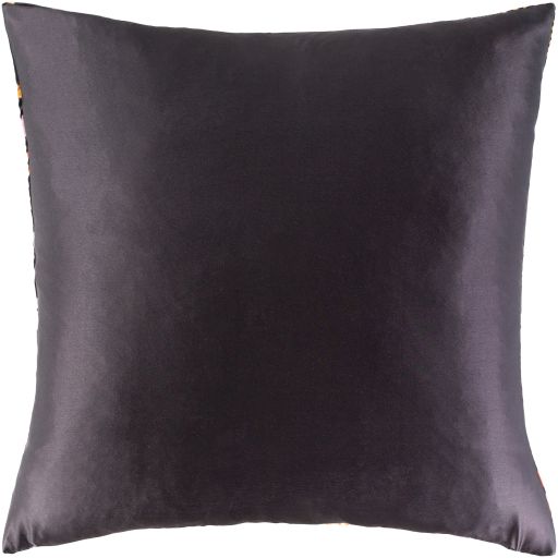 Surya Safari Bright Orange 18"x18" Toss Pillow with Polyester Insert-3