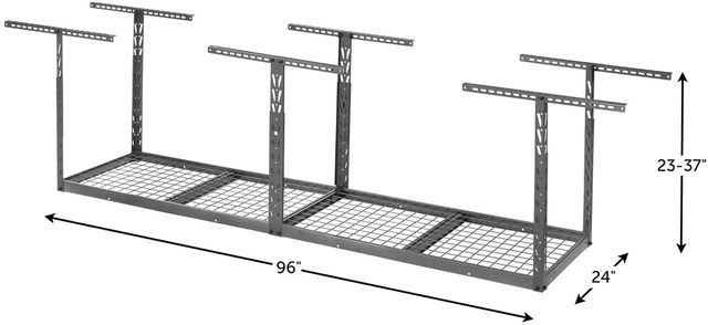 Gladiator® Hammered Granite Garage Overhead GearLoft™ Storage Rack -1