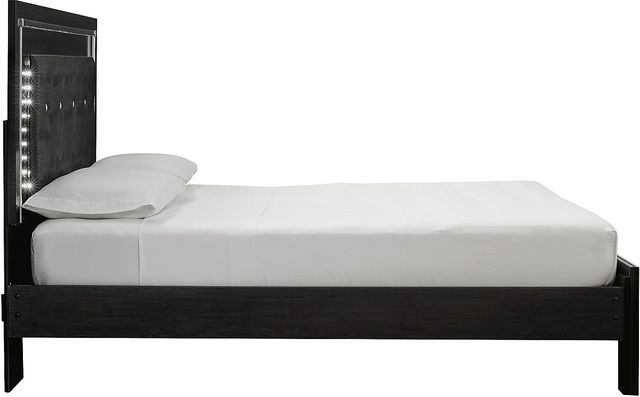 Signature Design by Ashley® Kaydell Black Queen Upholstered Storage Panel Bed-2