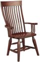 Handstone Florence Arm Chair With Wood Seat Only-0