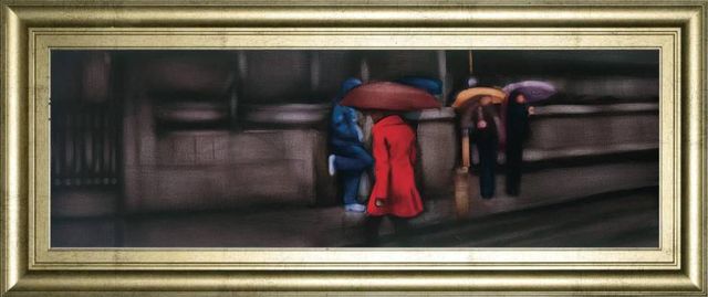 Classy Art Down on the Street by Xavier Visa Wall Art-0