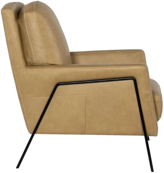 Hooker® Furniture CC Ankur Sand Leather Amette Club Chair-3